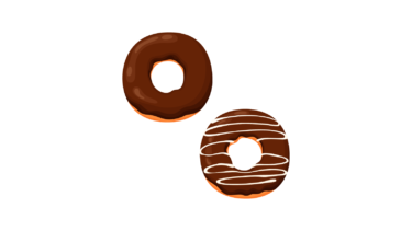 デコレーションドーナツ(チョコレート)